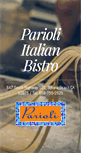 Mobile Screenshot of parioliitalianbistro.com